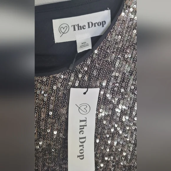 The Drop Padma Cutout Sequin Midi Dress 2X NWT Plus Size - Picture 5 of 8